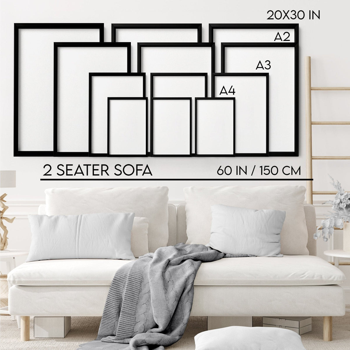 Framed Prints for Bedroom – Japanese Set of 3