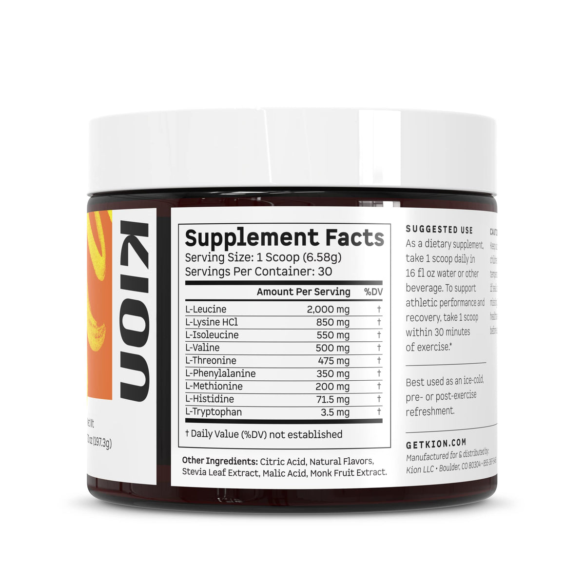 Kion Aminos Mango - Essential Amino Acids Powder
