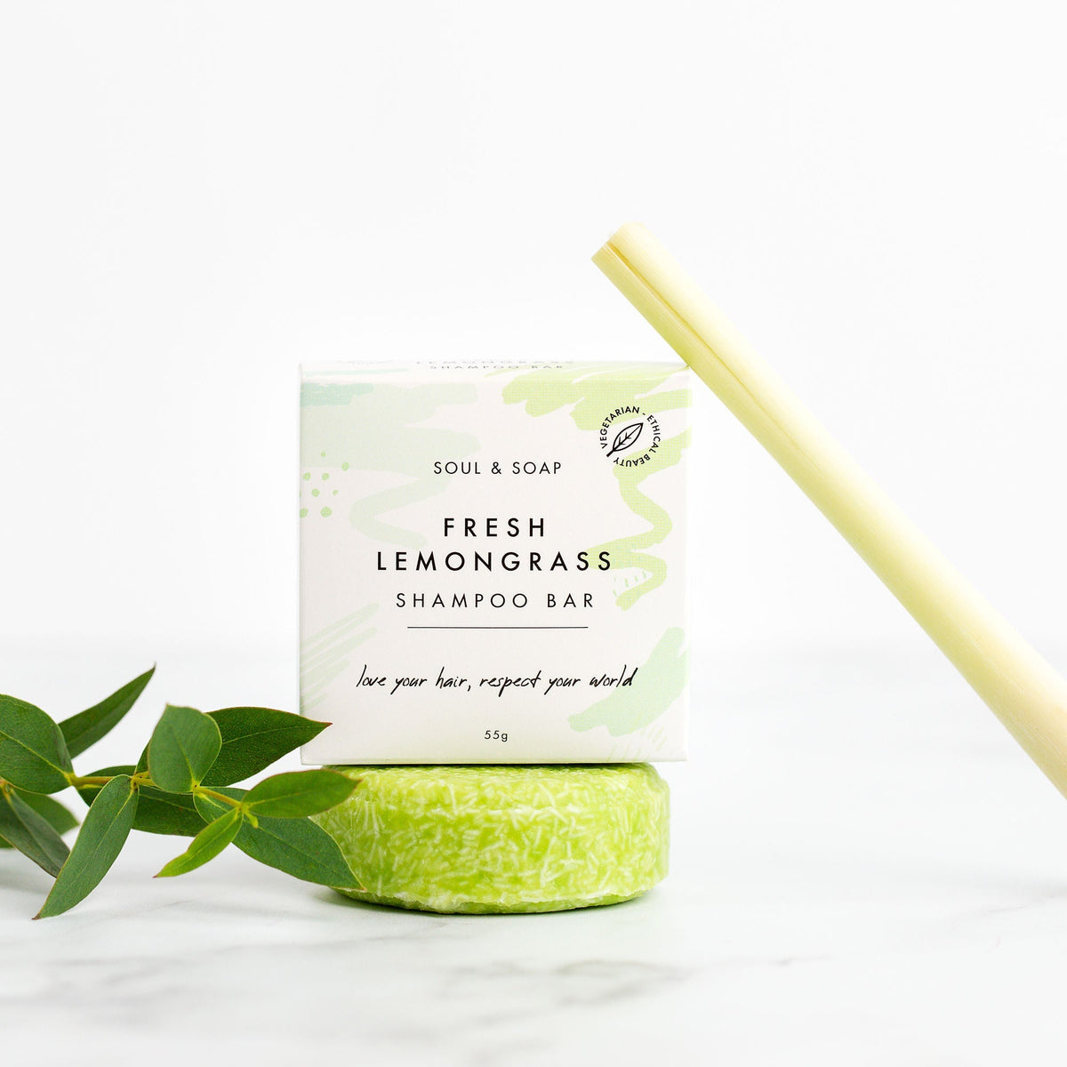 Lemongrass Solid Shampoo Bar For All Hair Types