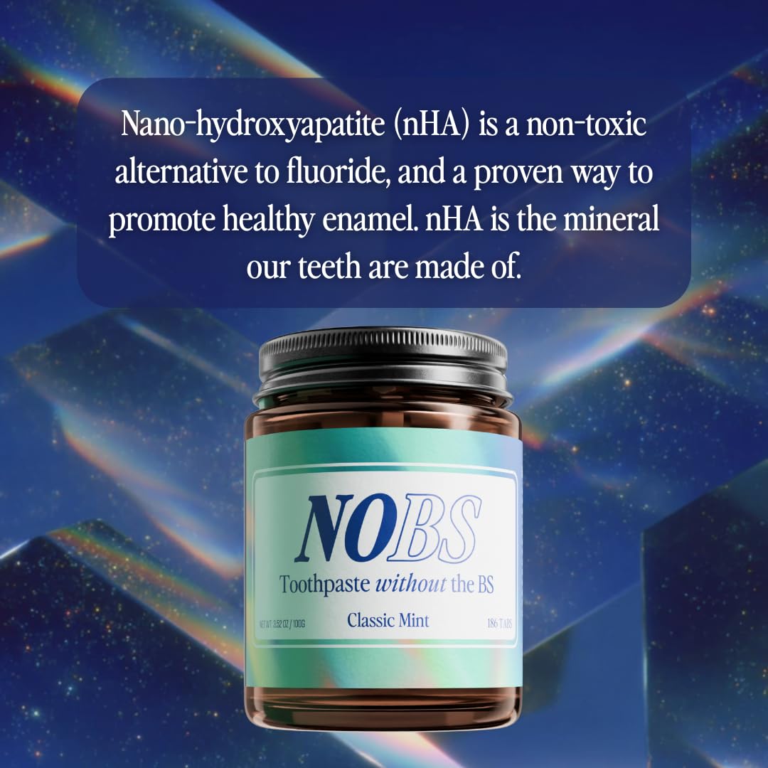 NOBS Toothpaste Tablets - Fluoride - Free