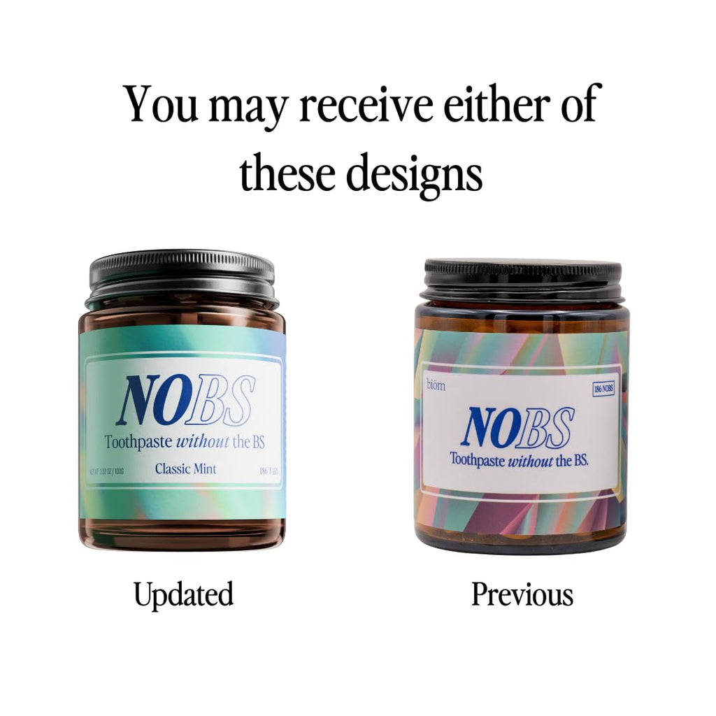 NOBS Toothpaste Tablets - Fluoride - Free
