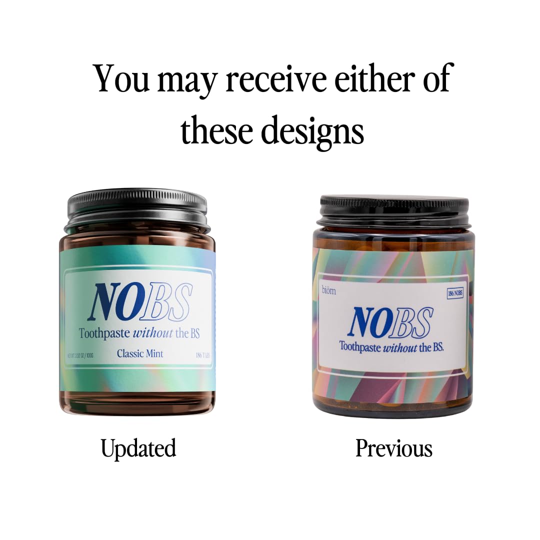 NOBS Toothpaste Tablets - Fluoride - Free