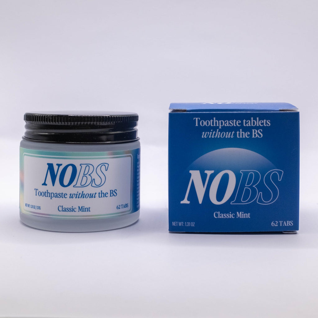 NOBS Toothpaste Tablets - Fluoride - Free Nano