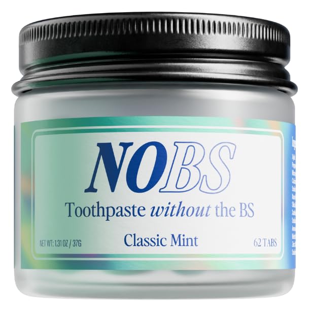 NOBS Toothpaste Tablets - Fluoride - Free Nano