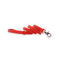 Laisse pour chien en cuir rouge