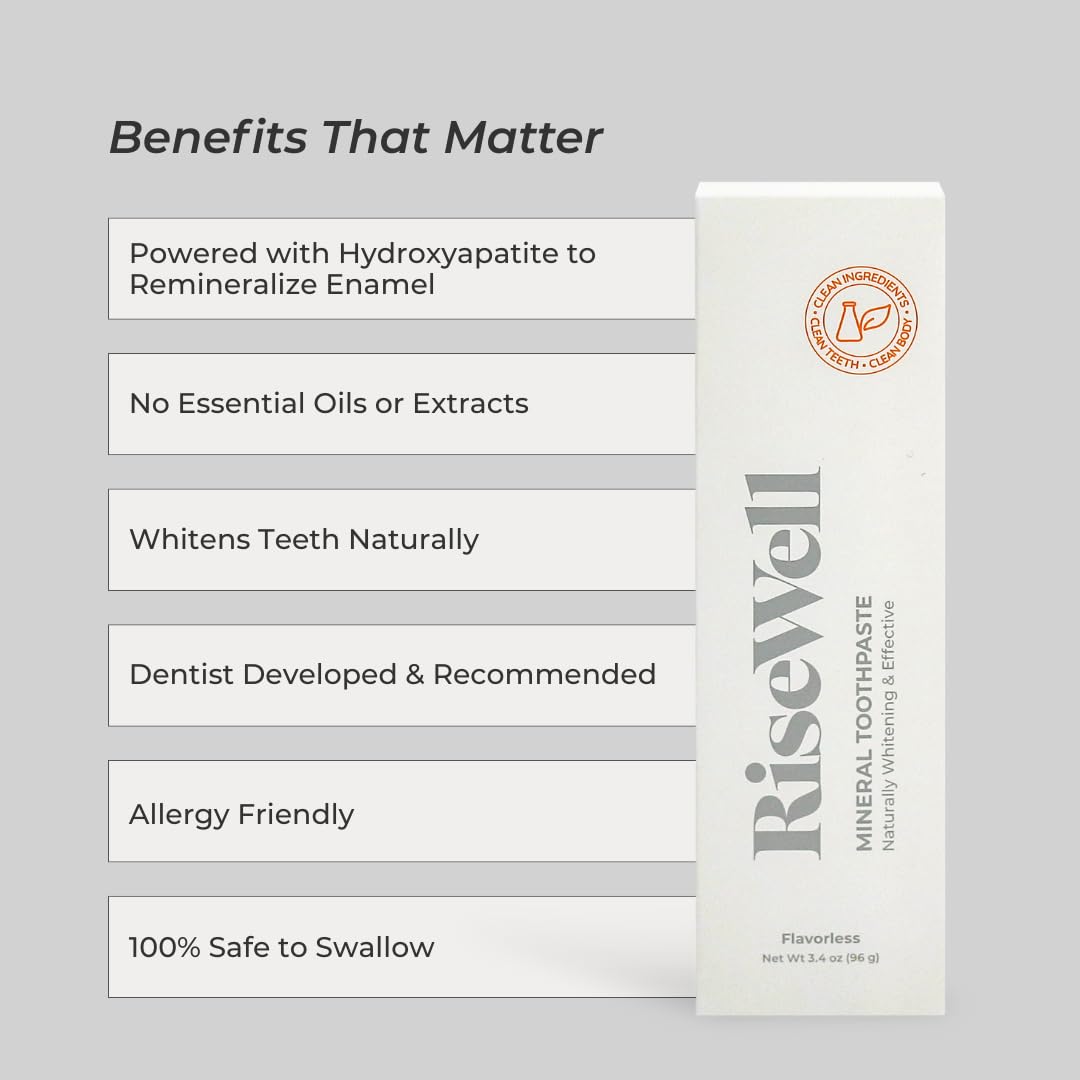 RiseWell Mineral Unflavored Toothpaste