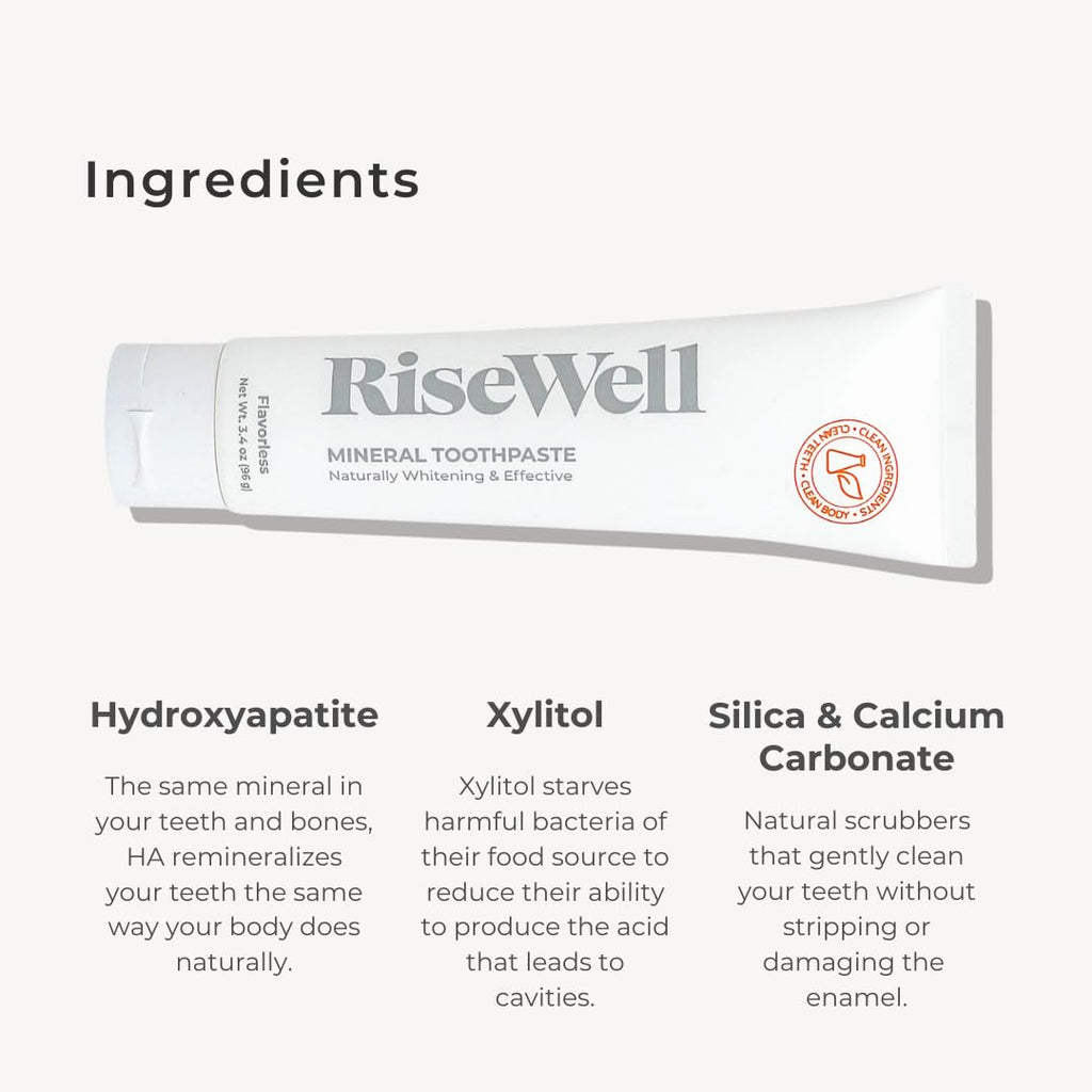 RiseWell Mineral Unflavored Toothpaste