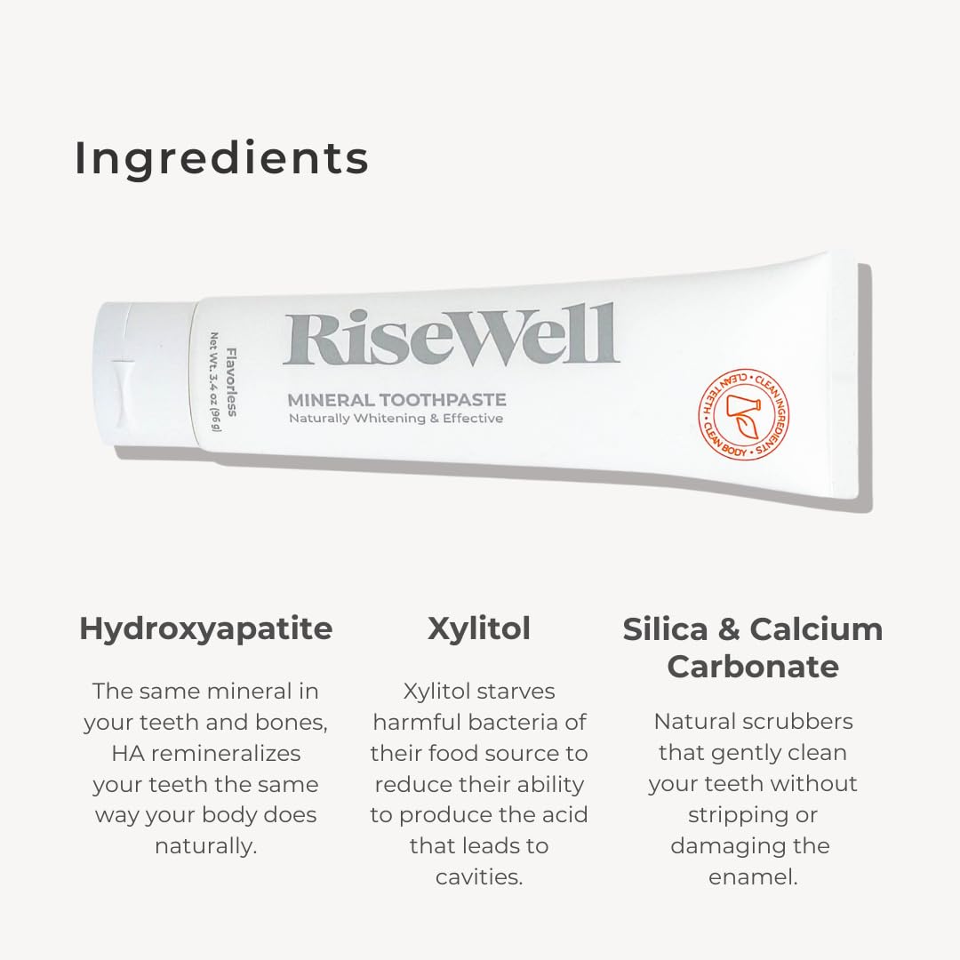 RiseWell Mineral Unflavored Toothpaste