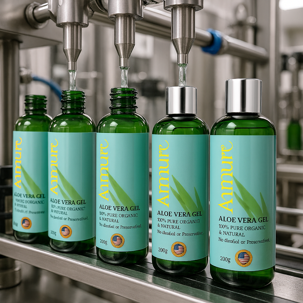 Organic Aloe Vera Gel 5 Pack for Hydration