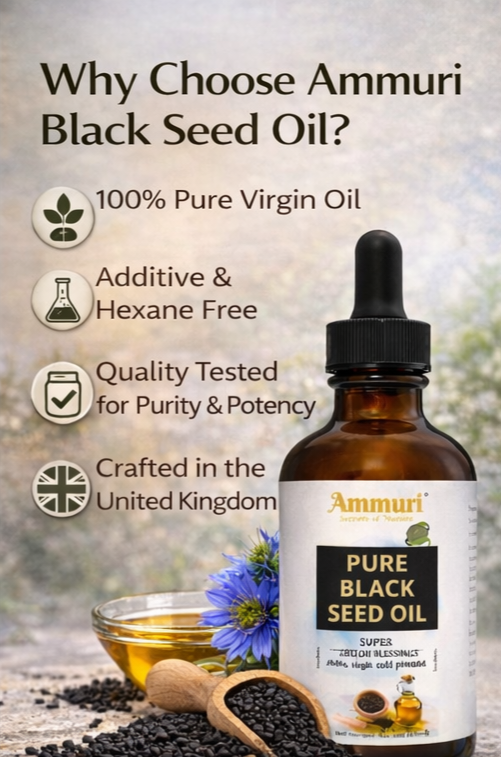 Pure Organic Black Seed Oil for Skin, Hair