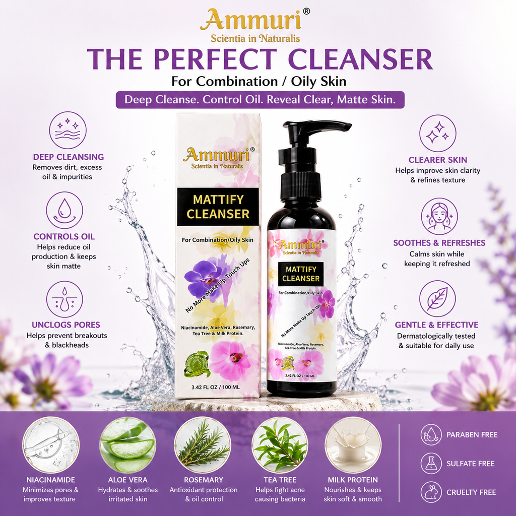 Mattifying Facial Cleanser for Oily Skin & Pore