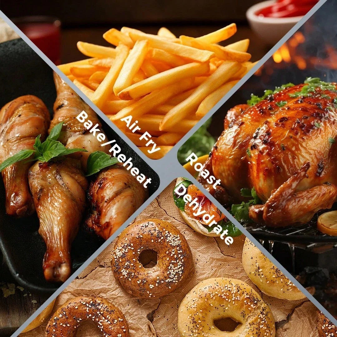 8 - in - 1 Air Fryer 5.5L 1500W - Digital Touchscreen
