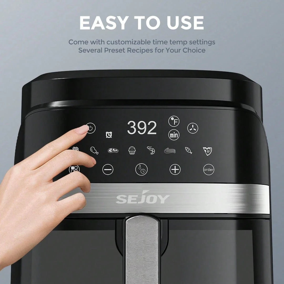 8 - in - 1 Air Fryer 5.5L 1500W - Digital Touchscreen