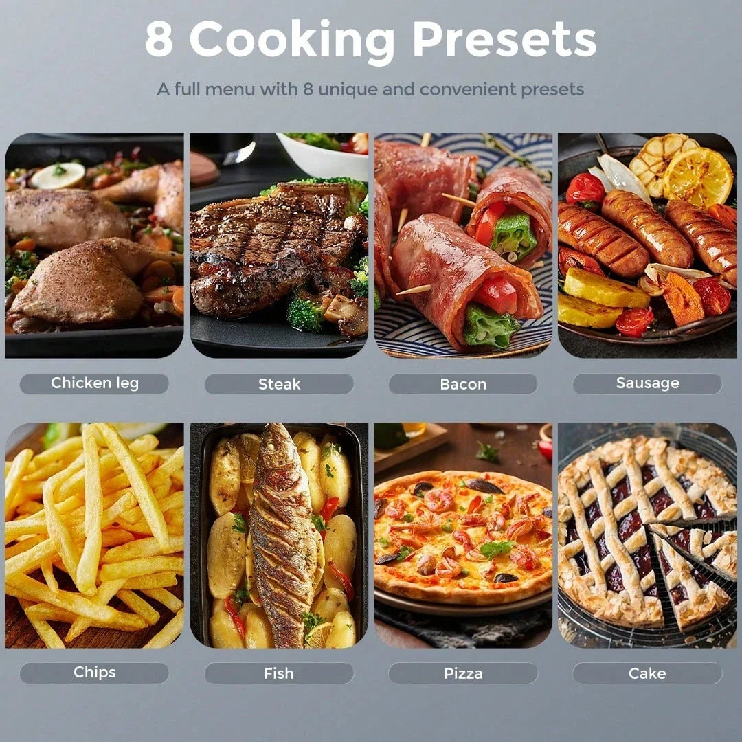 8 - in - 1 Air Fryer 5.5L 1500W - Digital Touchscreen