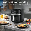 8 - in - 1 Air Fryer 5.5L 1500W - Digital Touchscreen