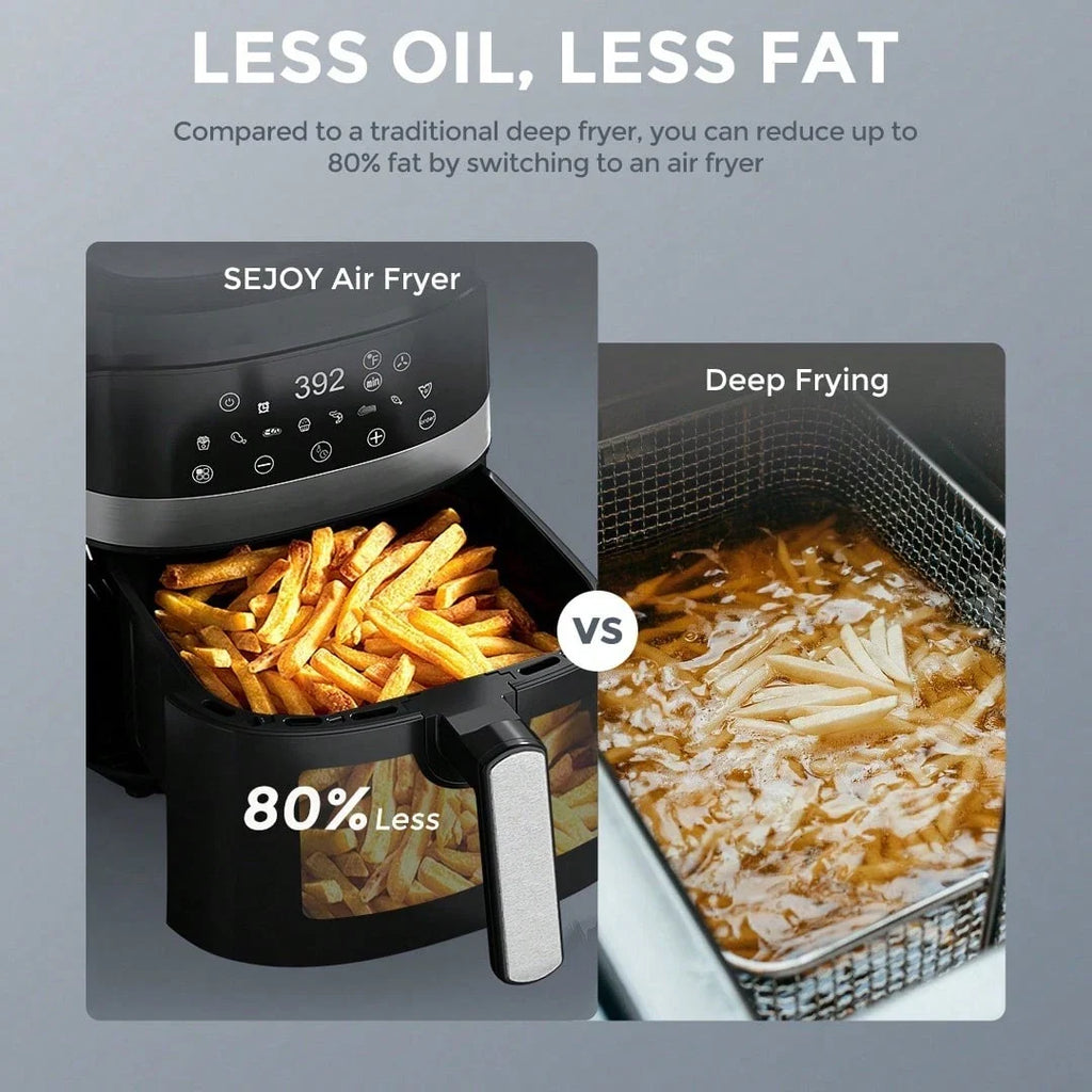 8 - in - 1 Air Fryer 5.5L 1500W - Digital Touchscreen