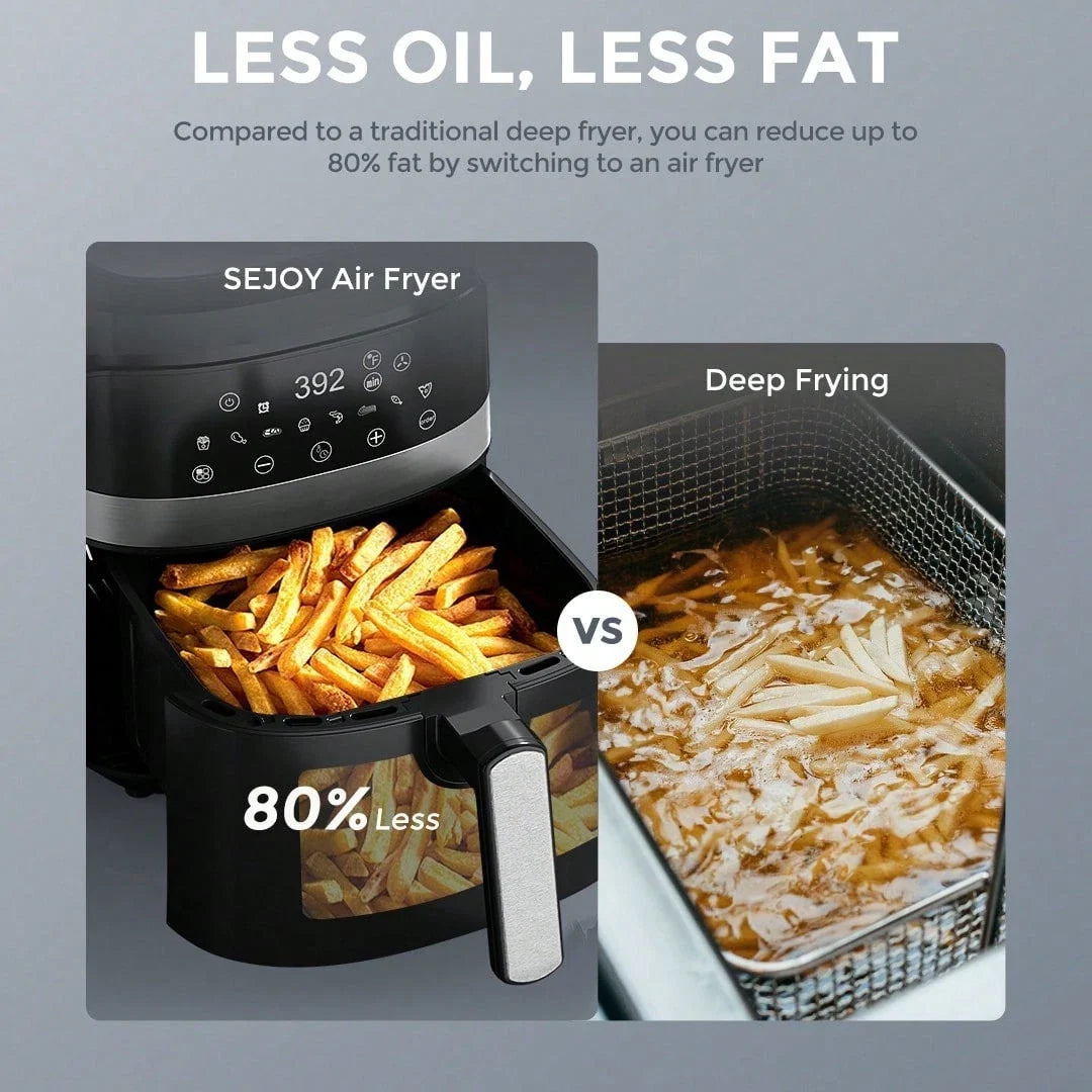 8 - in - 1 Air Fryer 5.5L 1500W - Digital Touchscreen