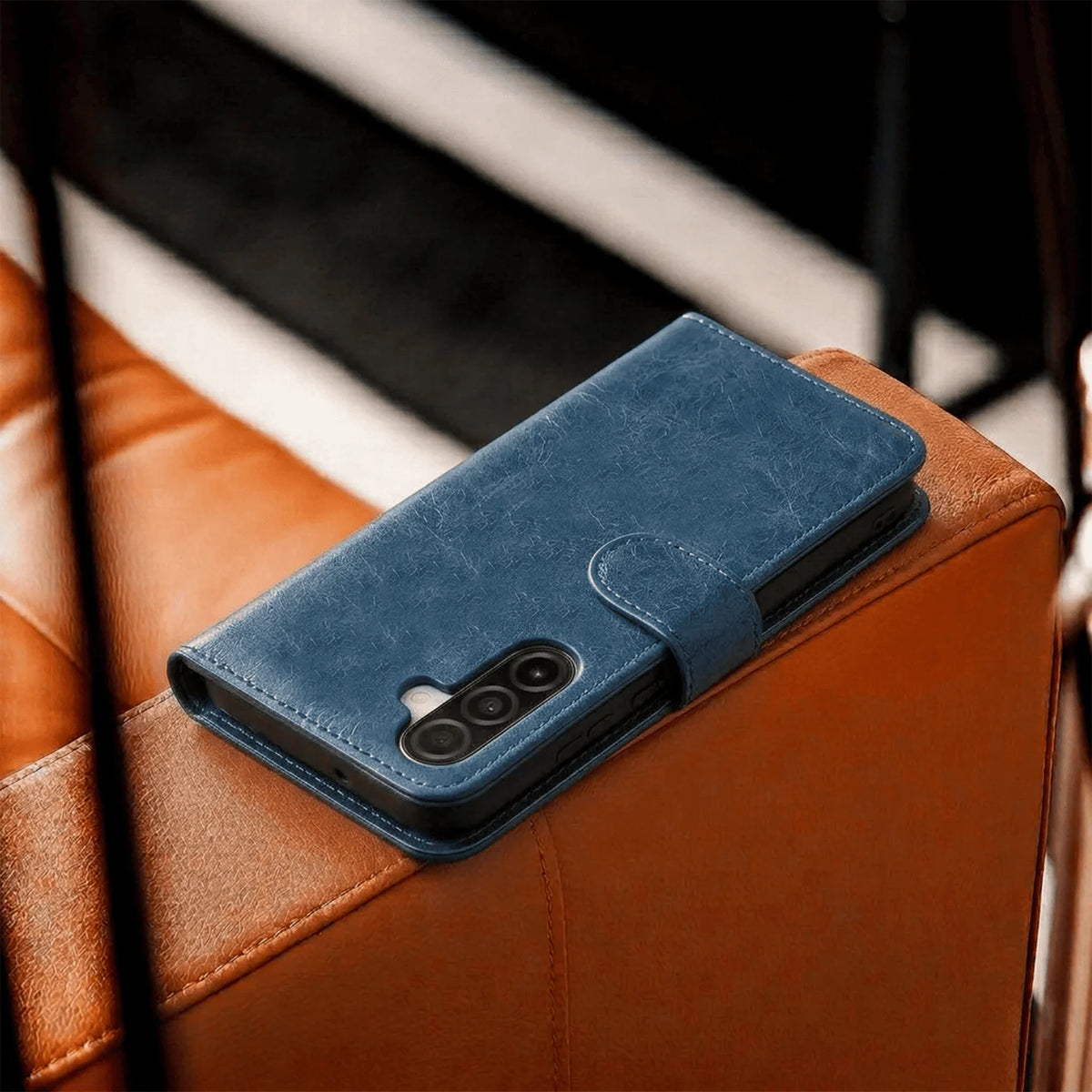 Samsung Galaxy A34 Book Flip Case Leather Wallet