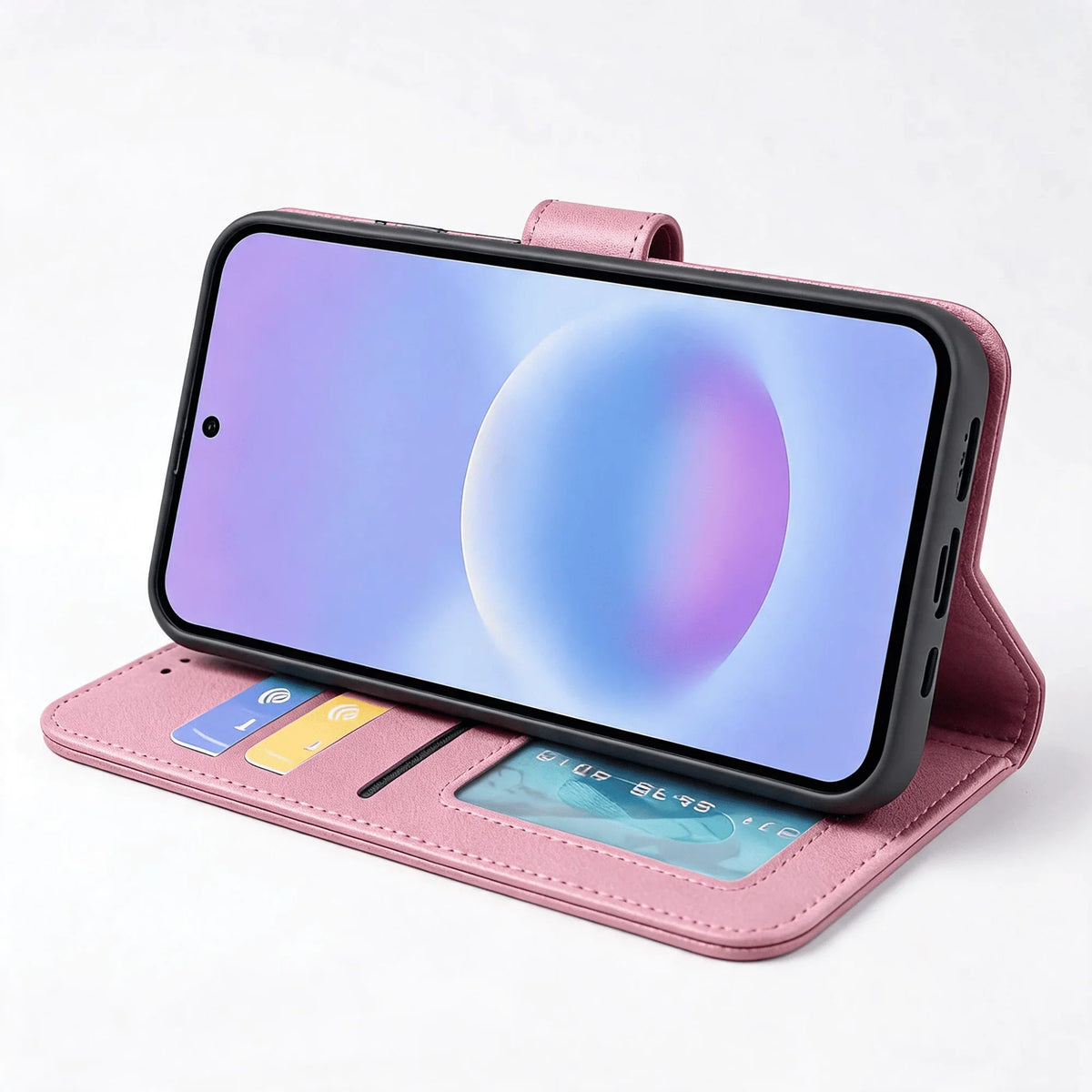 Samsung Galaxy A25 Book Flip Case Leather Wallet