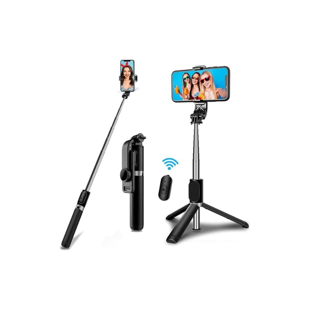 Selfie Stick with Built in Anti Shake Tripod VD - SS02