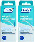 Fil dentaire TePe Implant & Bridge 30 unités x2