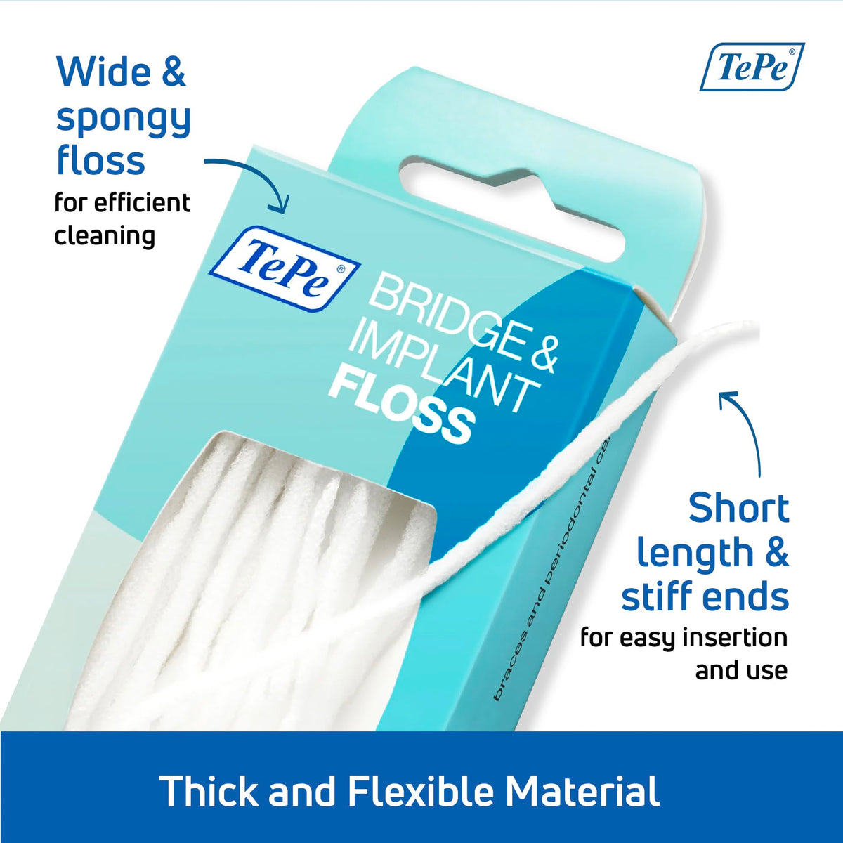 TePe Implant & Bridge Floss 30pc x2