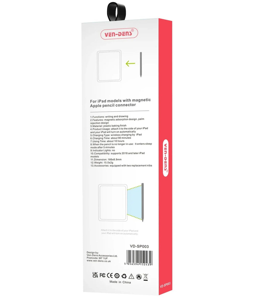 Stylus Pen for iPad - with Palm Rejection & USB
