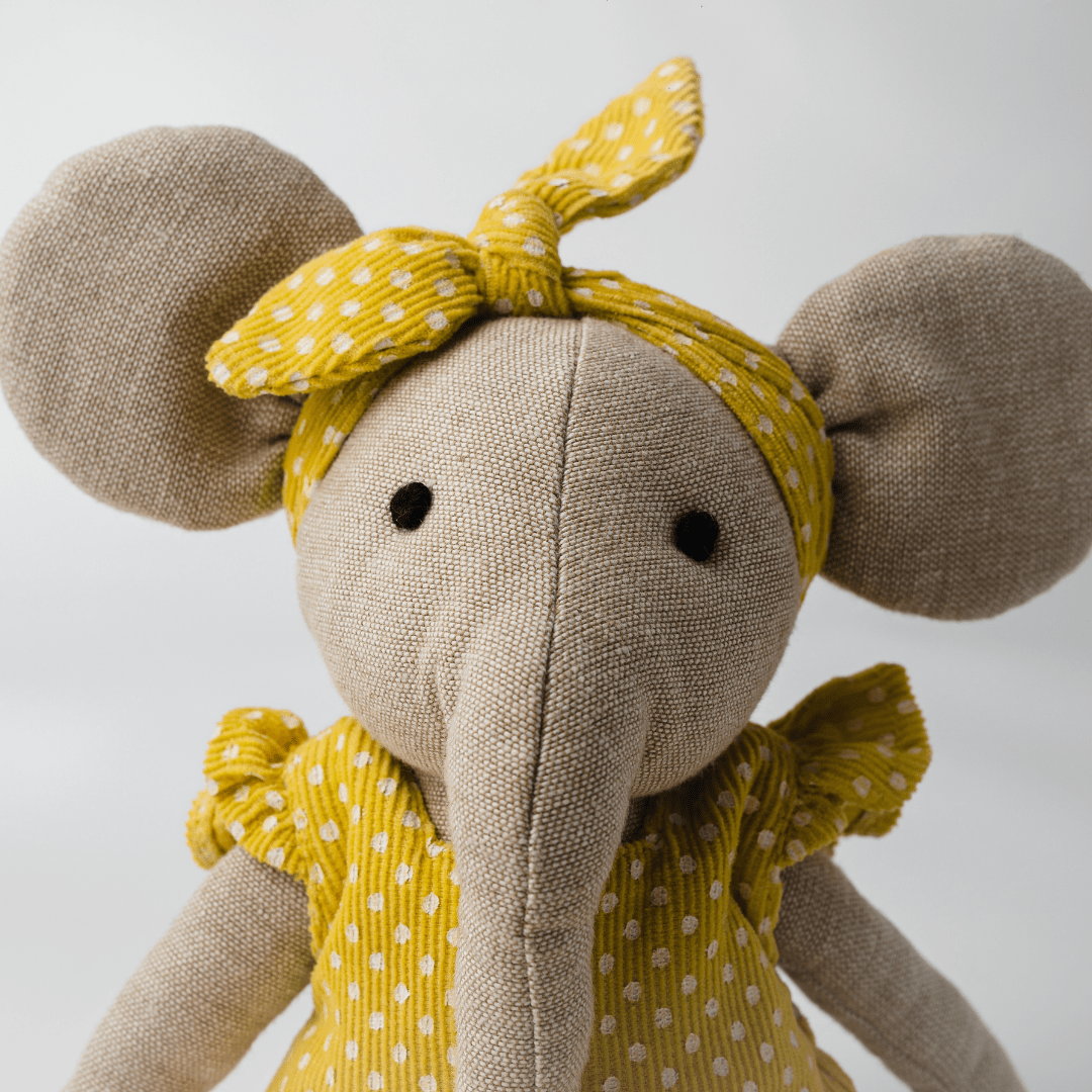 Lola the Dainty Elephant | Heirloom Cotton Soft